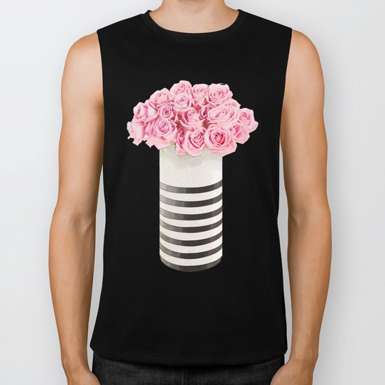Roses and stripes Biker Tank
