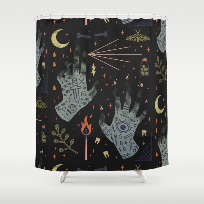 A Curse Upon You! Shower Curtain