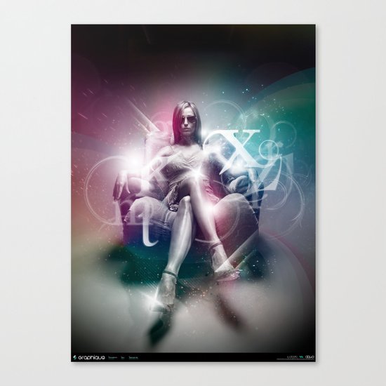 Graphique Canvas Print