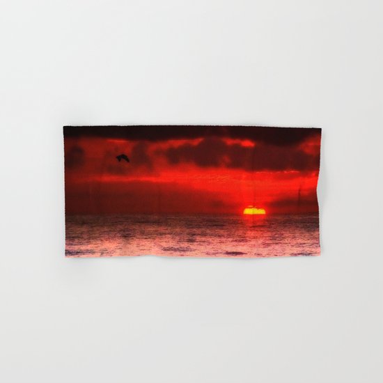 Pelican at Sunrise Hand & Bath Towel