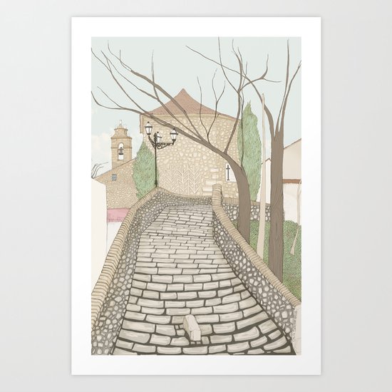 "LA PUENTE" de Alcañizo Art Print