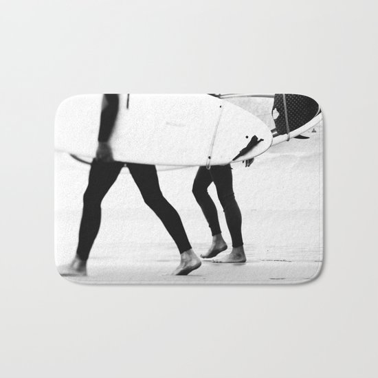 catch a wave Bath Mat