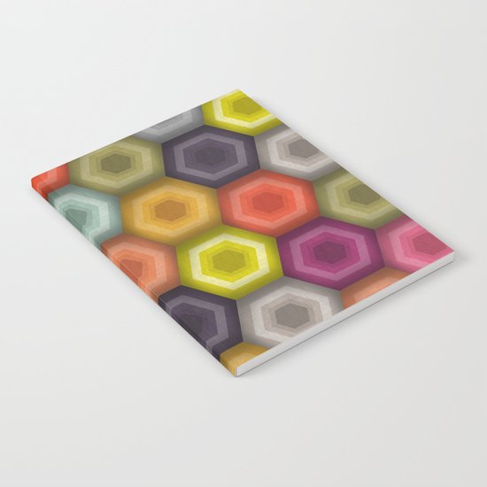 crochet honeycomb Notebook