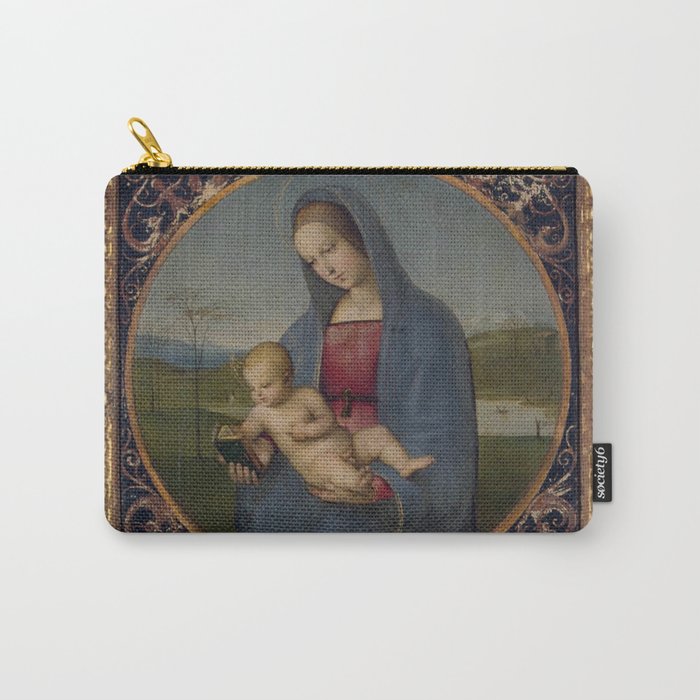 Raffaello Sanzio da Urbino "The Conestabile Madonna ", 1504 Carry-All Pouch