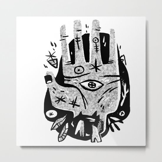 Hand help Metal Print