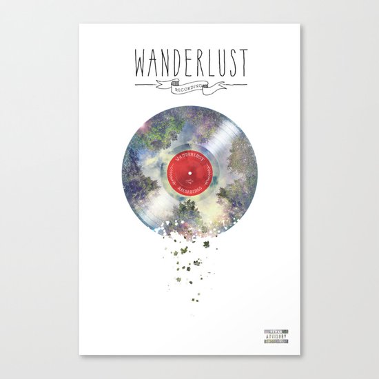 Wanderlust recordings Canvas Print