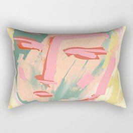 Abstract Portrait I  Rectangular Pillow