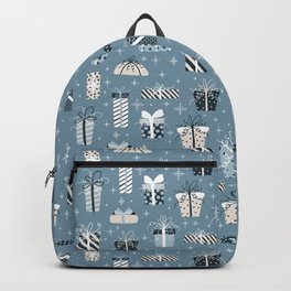 christmas presents - blue Backpack