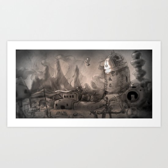 Trouble Art Print