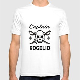 Personalized Name Gift Captain Rogelio T-shirt