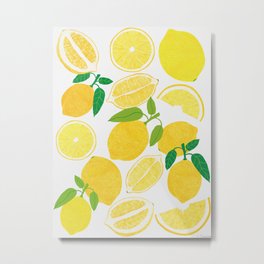 Lemon Harvest Metal Print