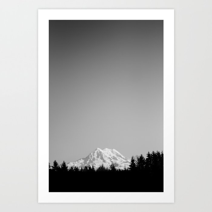 Mt. Rainier Art Print