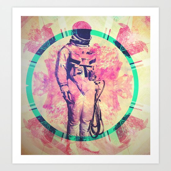 Moon Man Art Print