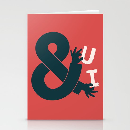 You and I, Ampersand Stationery Cards