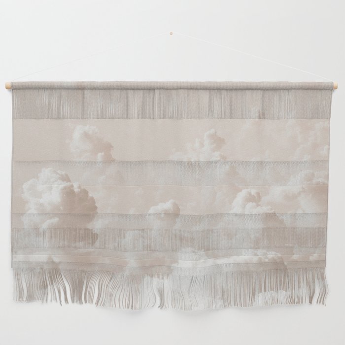 Light Academia Aesthetic white clouds Wall Hanging