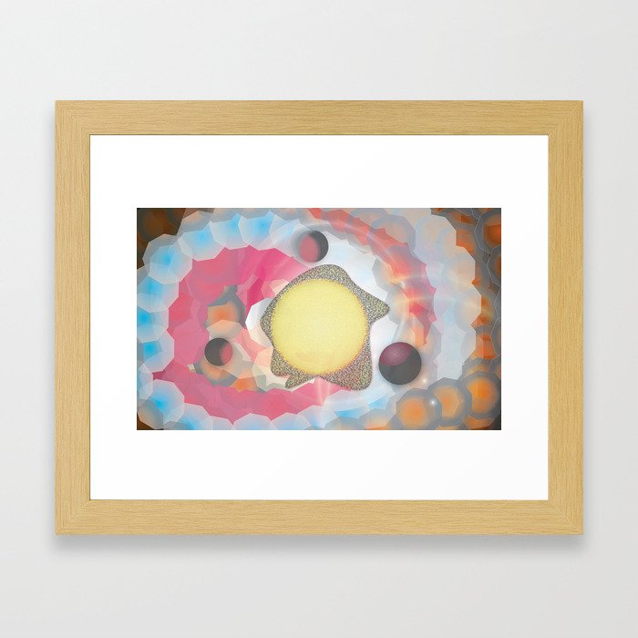 Mosaic Moons Framed Art Print