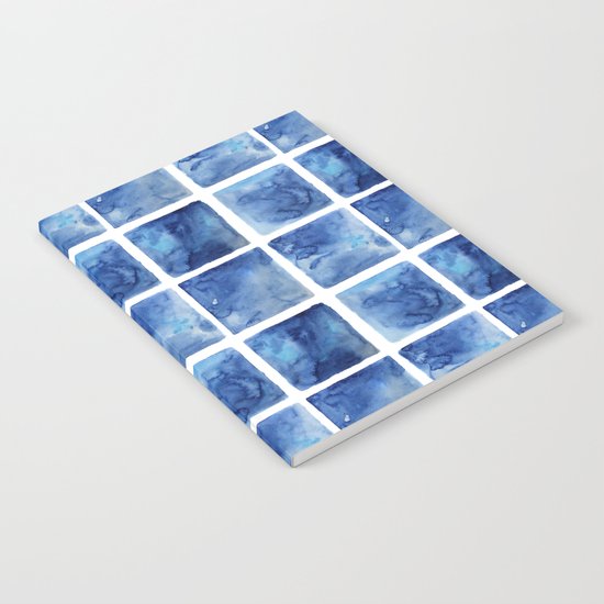 Watercolor mosaic Notebook