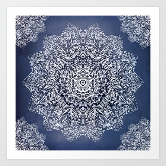 INDIGO DREAMS Art Print