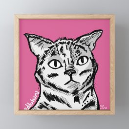 A Cat Framed Mini Art Print