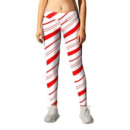 Candy Cane Stripes Leggings