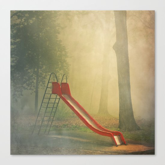 rEd sLide Canvas Print