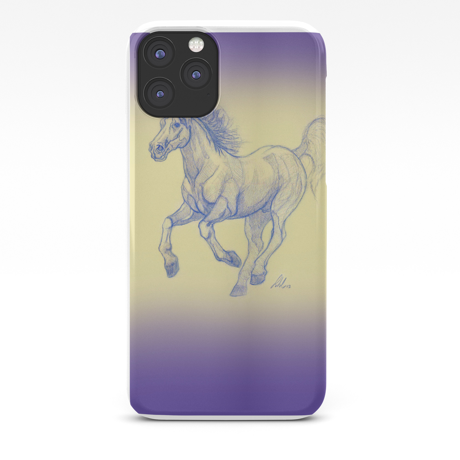 Running Horse Pencil Sketch Freedom Animal Horse Lover Adventure