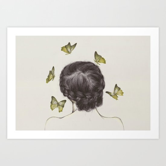 Hair Art Print