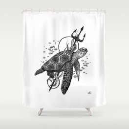 Poseidon Shower Curtain