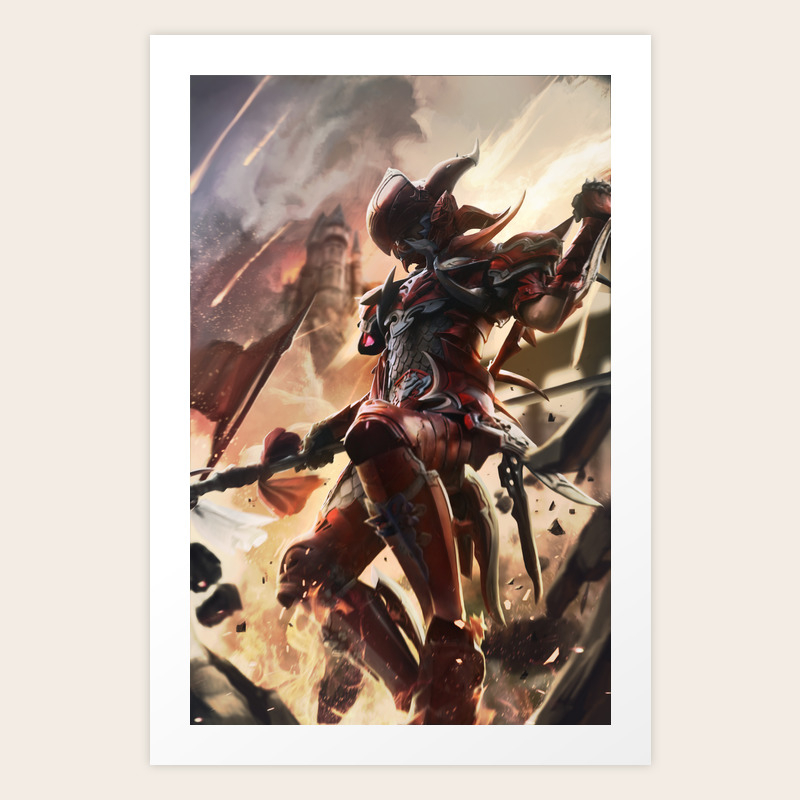 Ffxiv Dragoon Art Print By Chewiebaka Society6