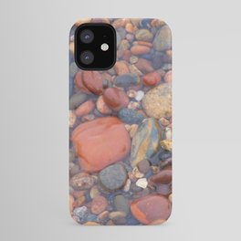 Beach Stones Along Lake Superior iPhone Case