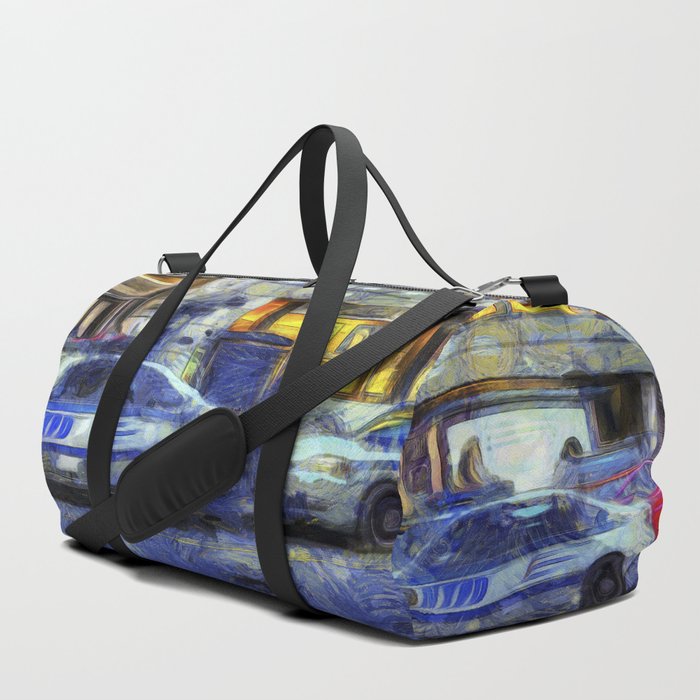 New York Police Department Van Gogh Duffle Bag By Davidpyatt Society6