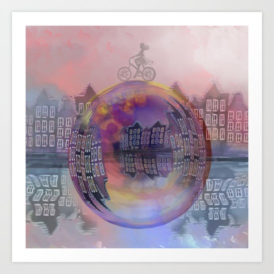 All bubbles are magical Art Print