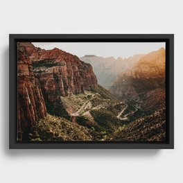 zion national park Framed Canvas
