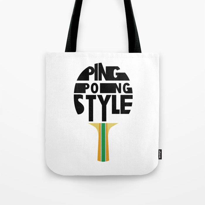 Ping Pong Style Tote Bag By Soypingpong