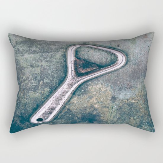 Vintage Bottle Opener Rectangular Pillow