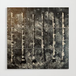 The Birches Wood Wall Art