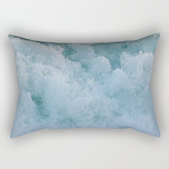 BUBBLES ON THE OCEAN Rectangular Pillow
