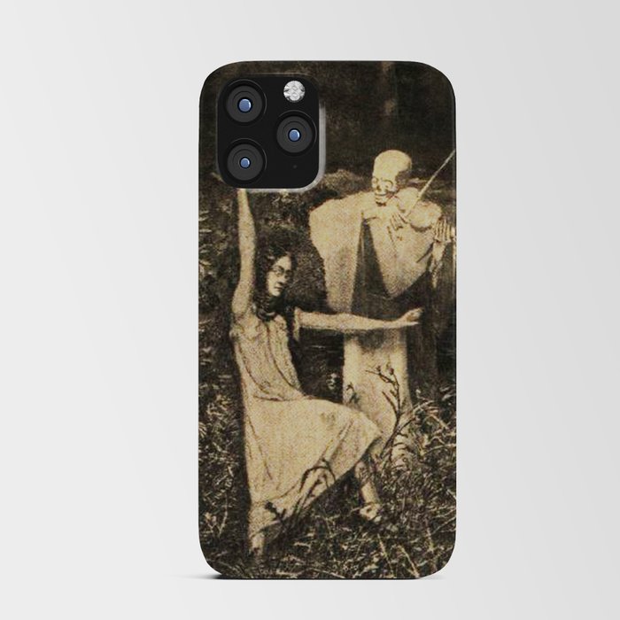 Dance Girl and Death - August Brömse  iPhone Card Case