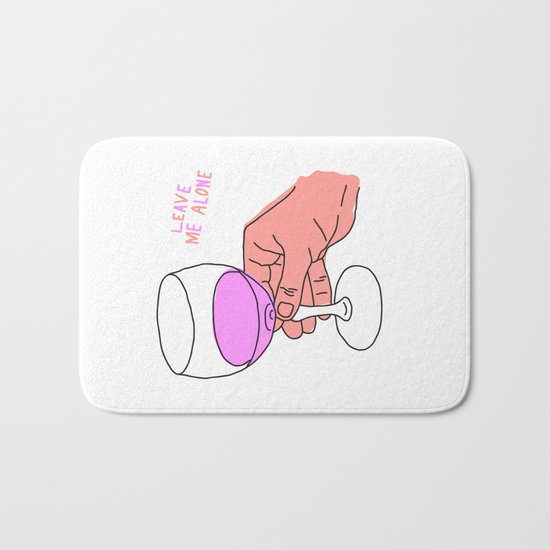 Leave Me Alone Bath Mat
