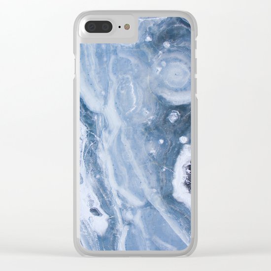 Earth blue Clear iPhone Case