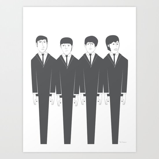 The Fab Four Art Print