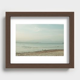 Garda Lake Blue View Recessed Framed Print
