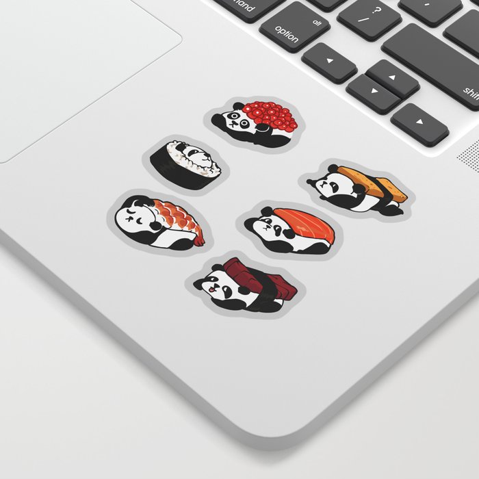 Sushi Panda Sticker
