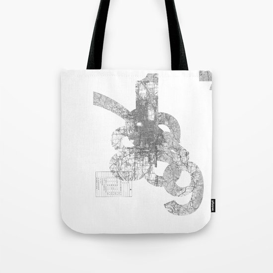 map: '794-1869 Tote Bag