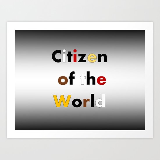 Citizen of the World Art Print