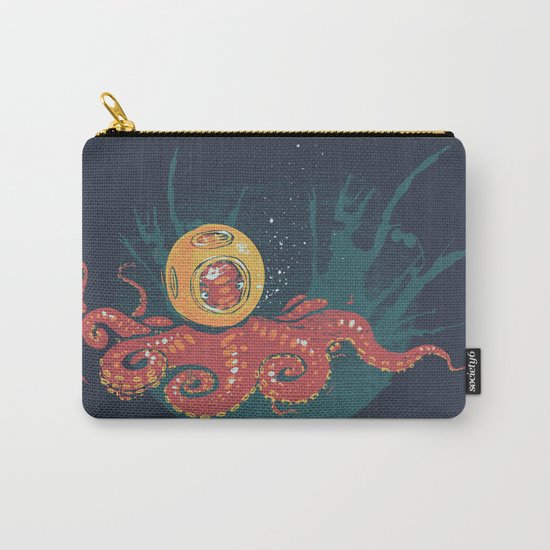 Nautical Deep Sea Diver Carry-All Pouch