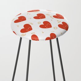 Kawaii hearts Counter Stool