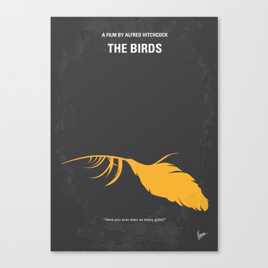 No110 My Birds minimal movie poster Canvas Print