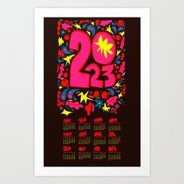 2023 Calendar Art Print