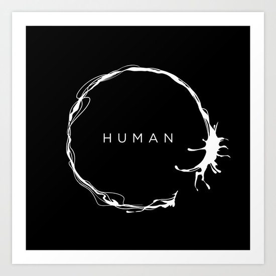 HUMAN II Art Print